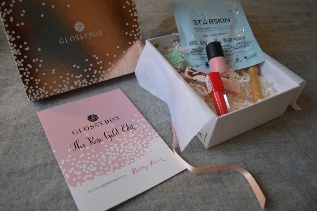 December Glossybox: The Rose Gold Edit