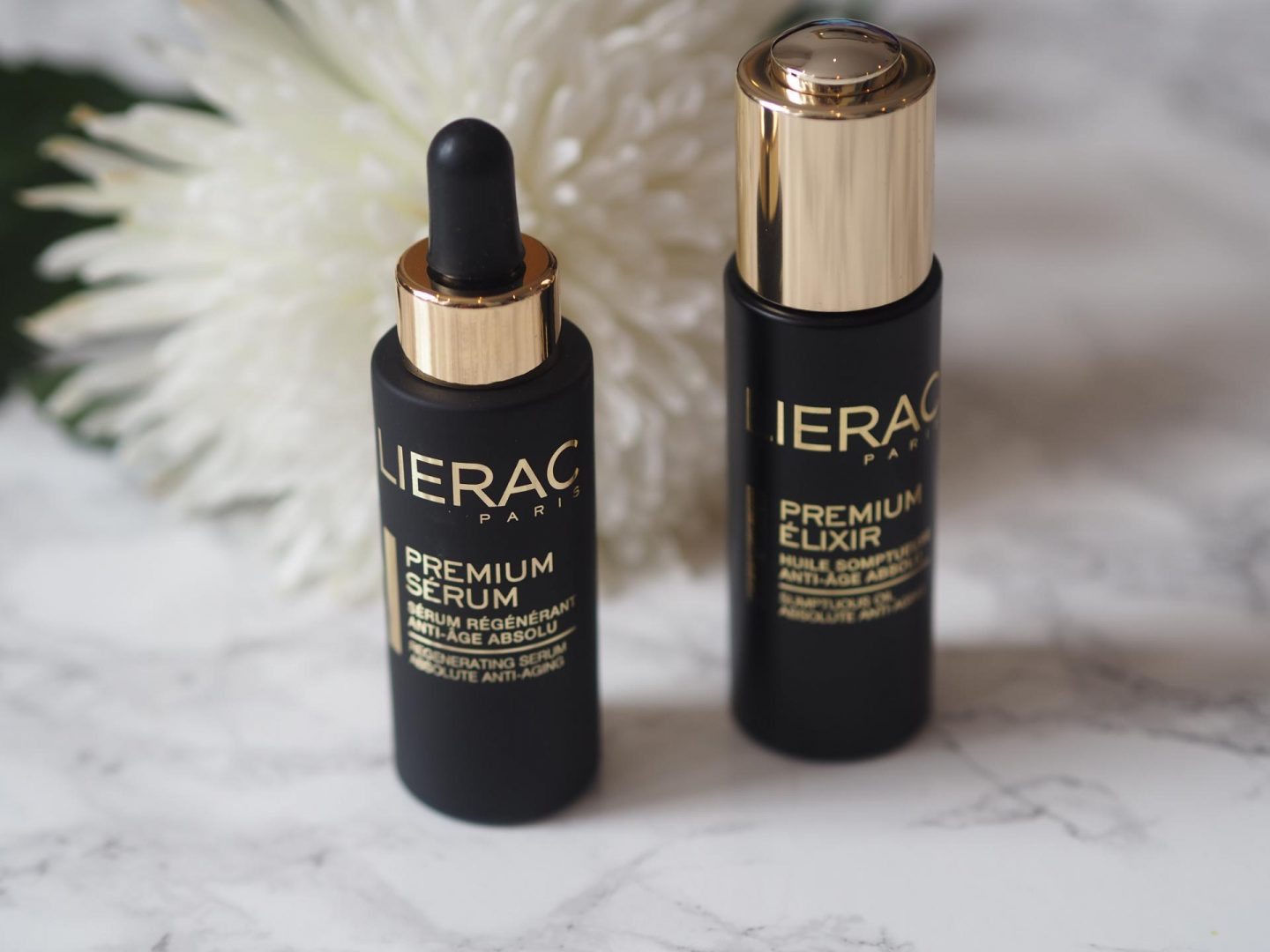 Lierac Premium Serum and Lierac Premium Elixir