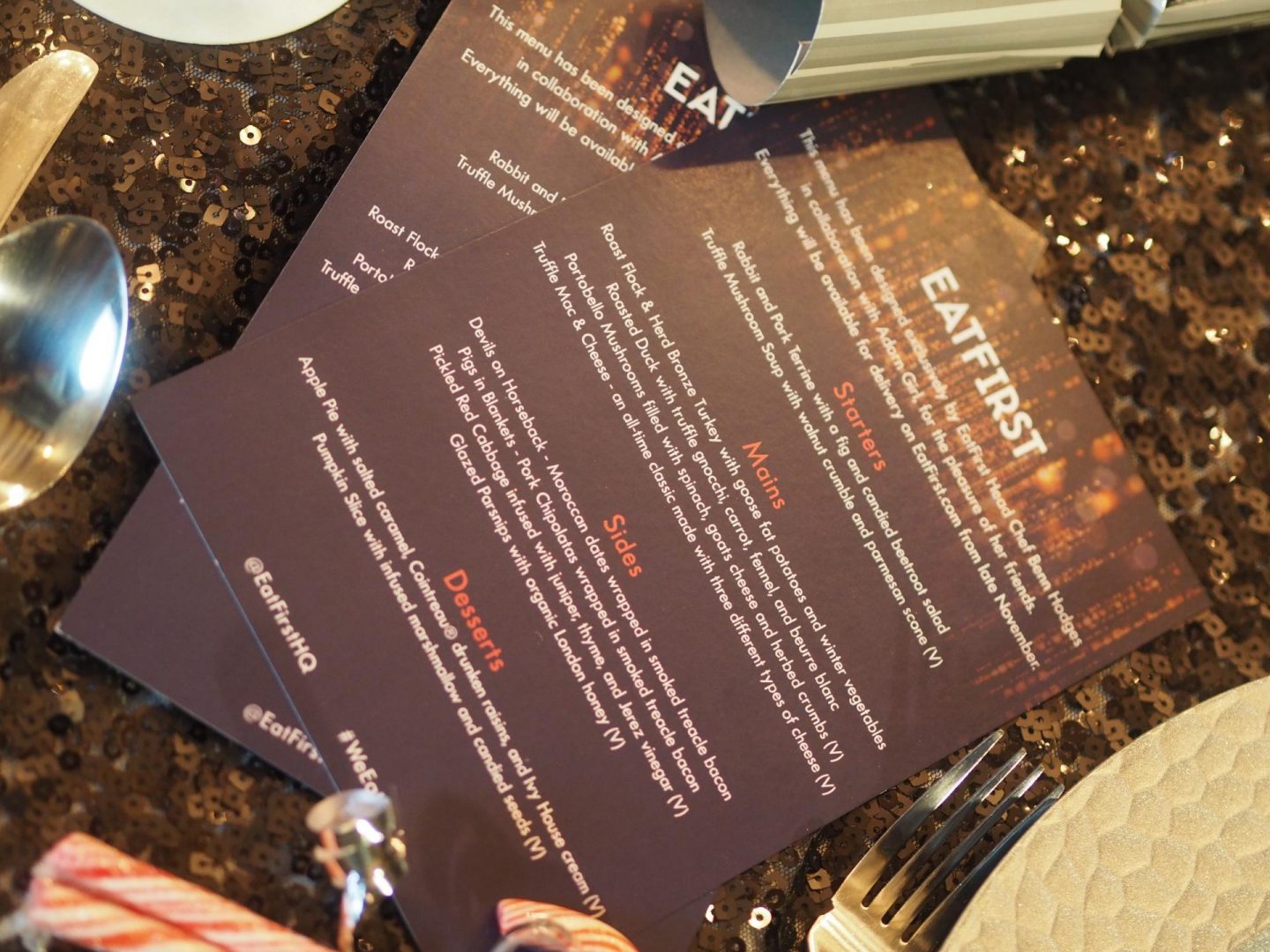 EatFirst festive supper club at Dead Dolls House
