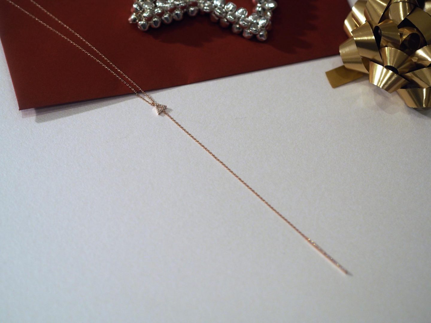 Astrid & Miyu Lariat Triangle Necklace