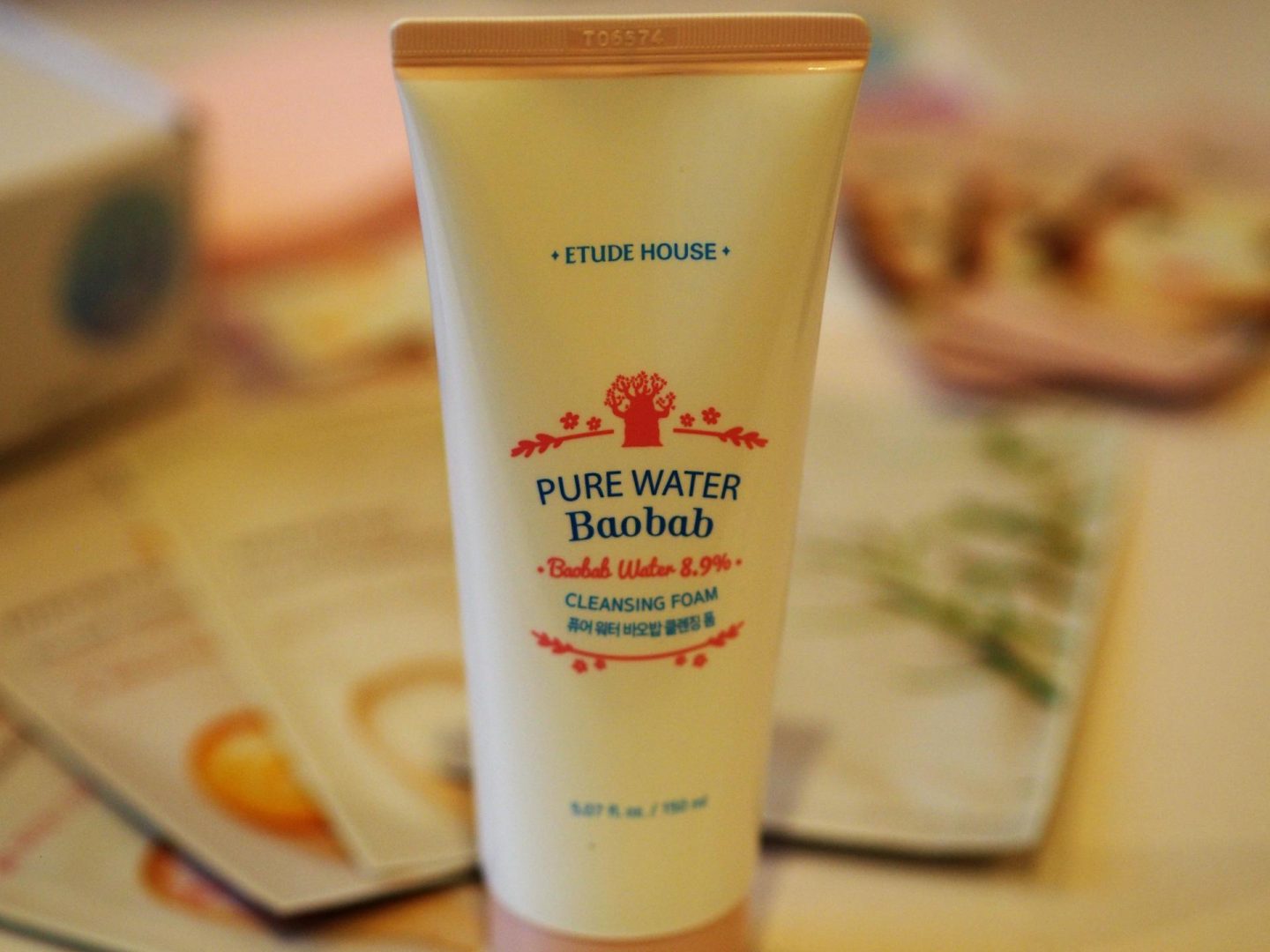 Etude House Pure Water Baobab Cleansing Foam