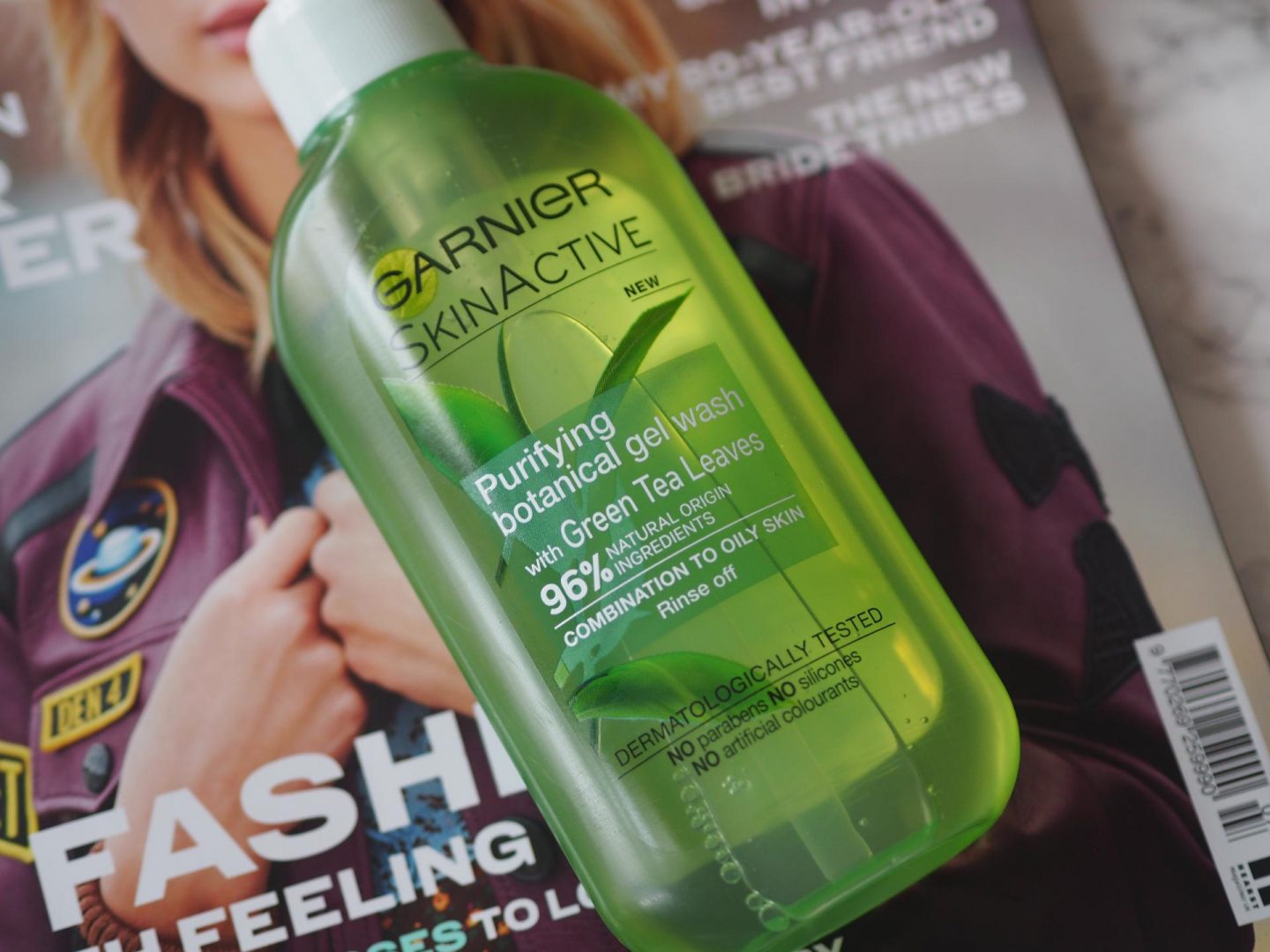 Best Natural Cleansers - Product Garnier Purifying Botanical Gel Wash with Green Tea Leaves