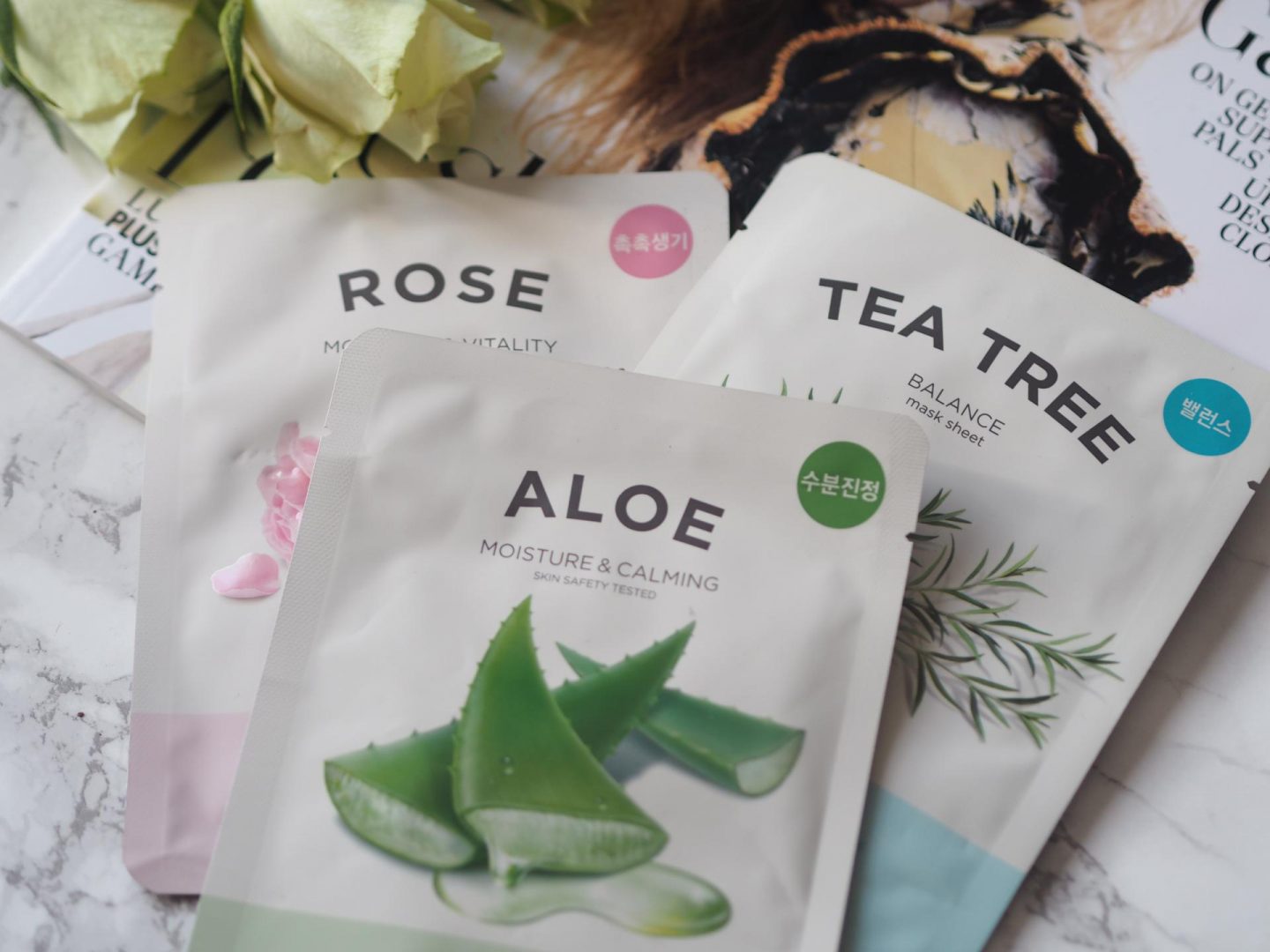 Winter Skincare - Product: It’s Skin Sheet Masks – Aloe, Tea Tree, Rose