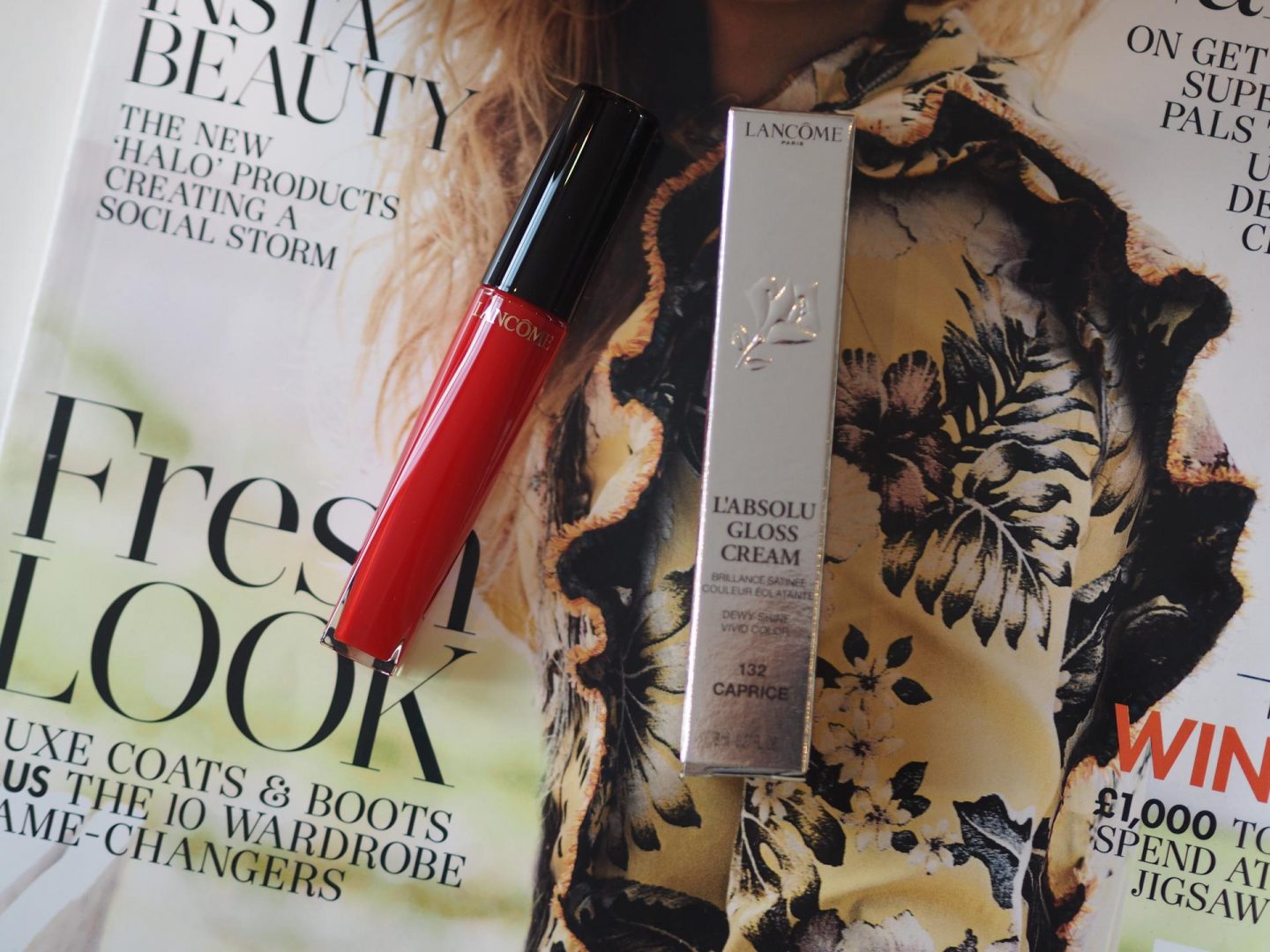 Best Lipsticks - Product: Lancome L&rsquo; Absolu Velvet Matte (Avec Style), L&rsquo;Absolu Gloss (Rosy Plump) and L&rsquo;Absolu Gloss Cream (Caprice)