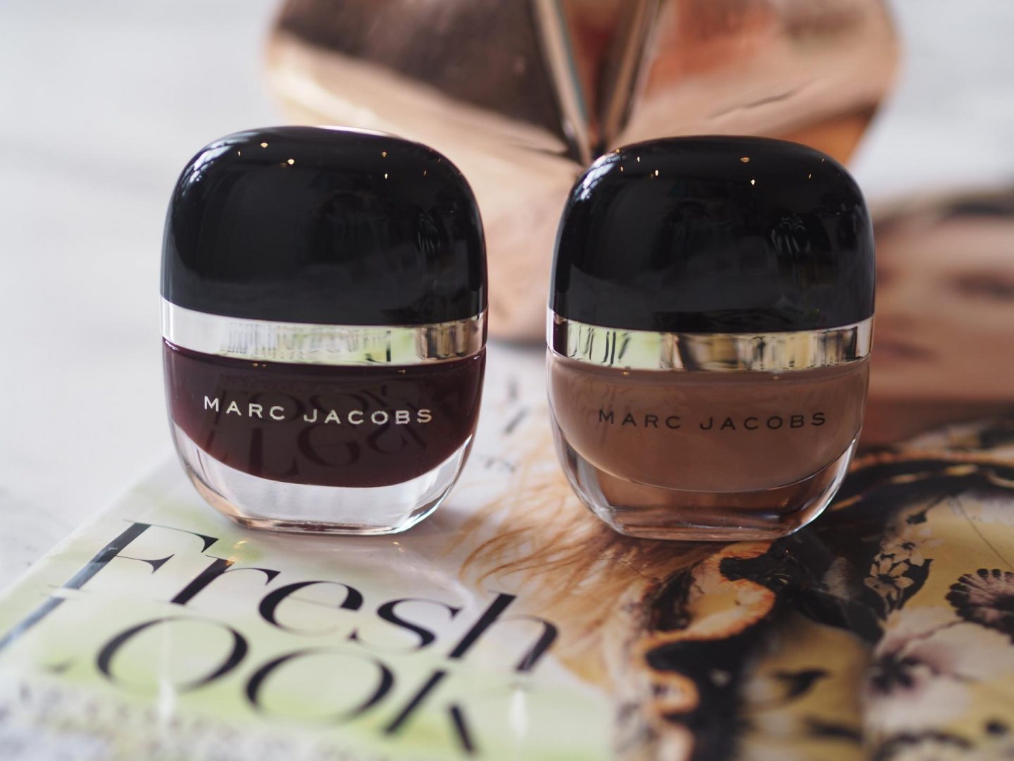 November Beauty Favourites - Product: Marc Jacobs Enamored Hi-Shine Nail Lacquer in Ladies Night and Trax