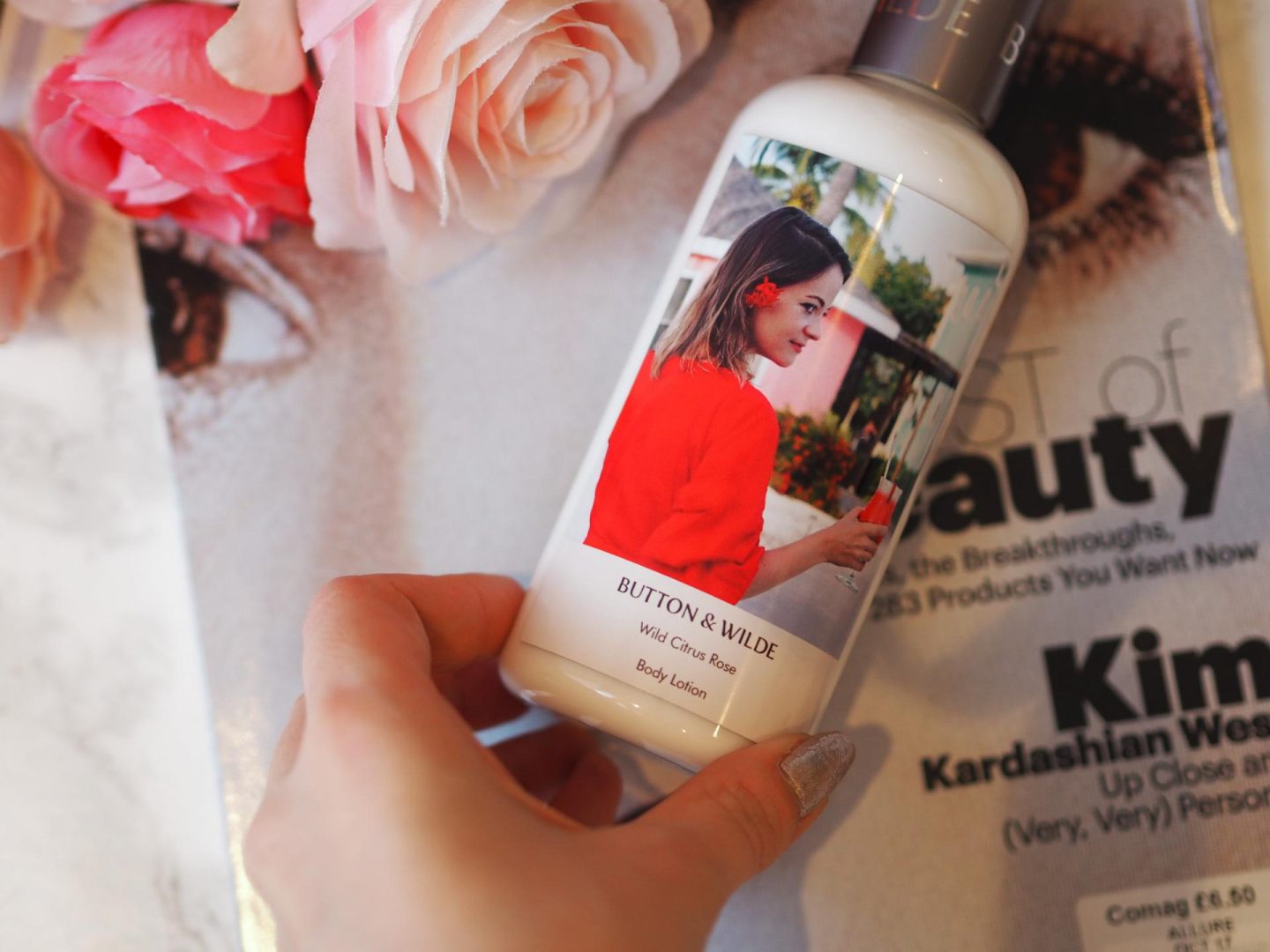 Button & Wilde Wild Citrus Rose Body Lotion