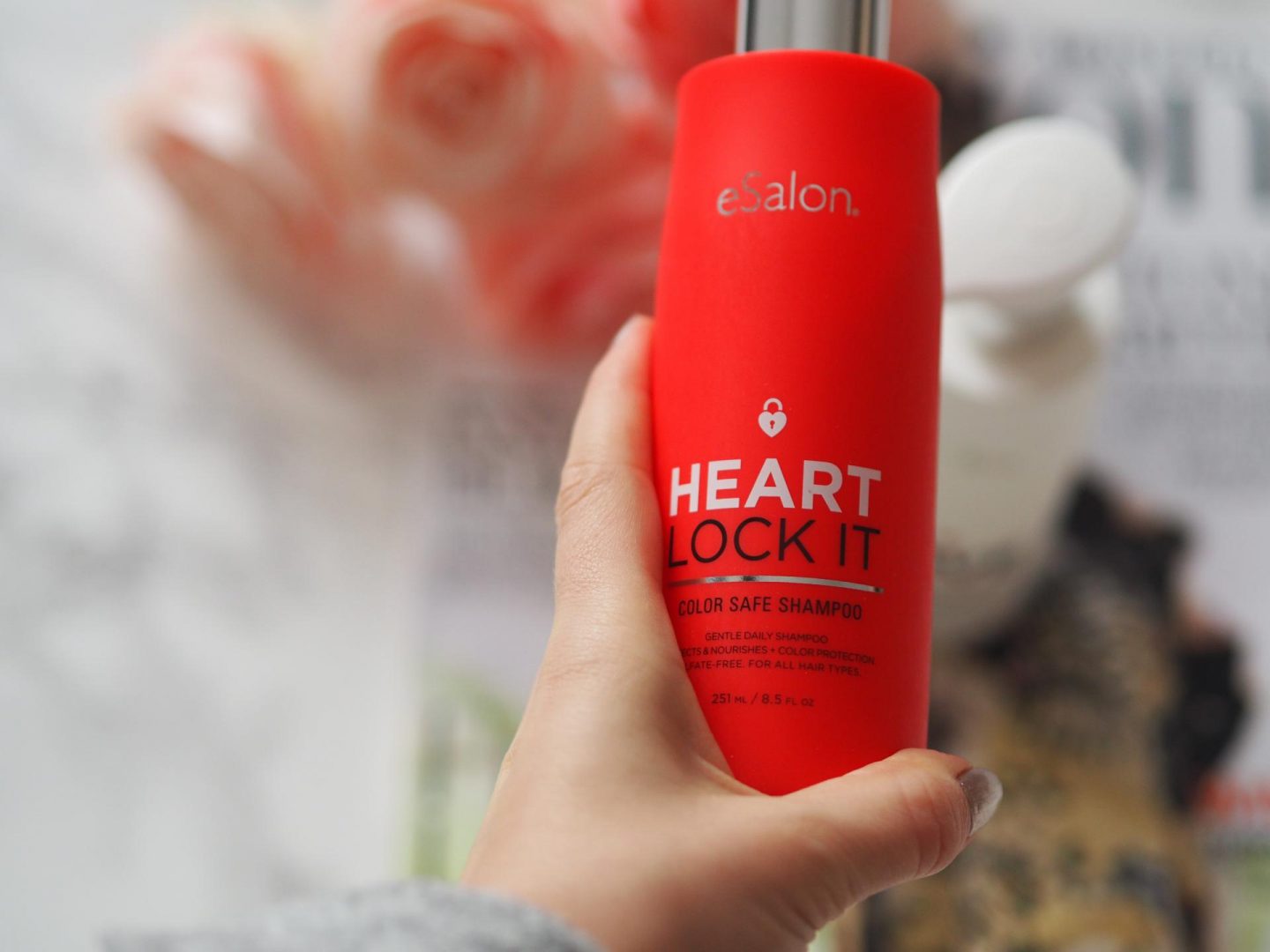 eSalon Heart Lock It Color Safe Shampoo and eSalon Love Unconditionally Color Safe Conditioner
