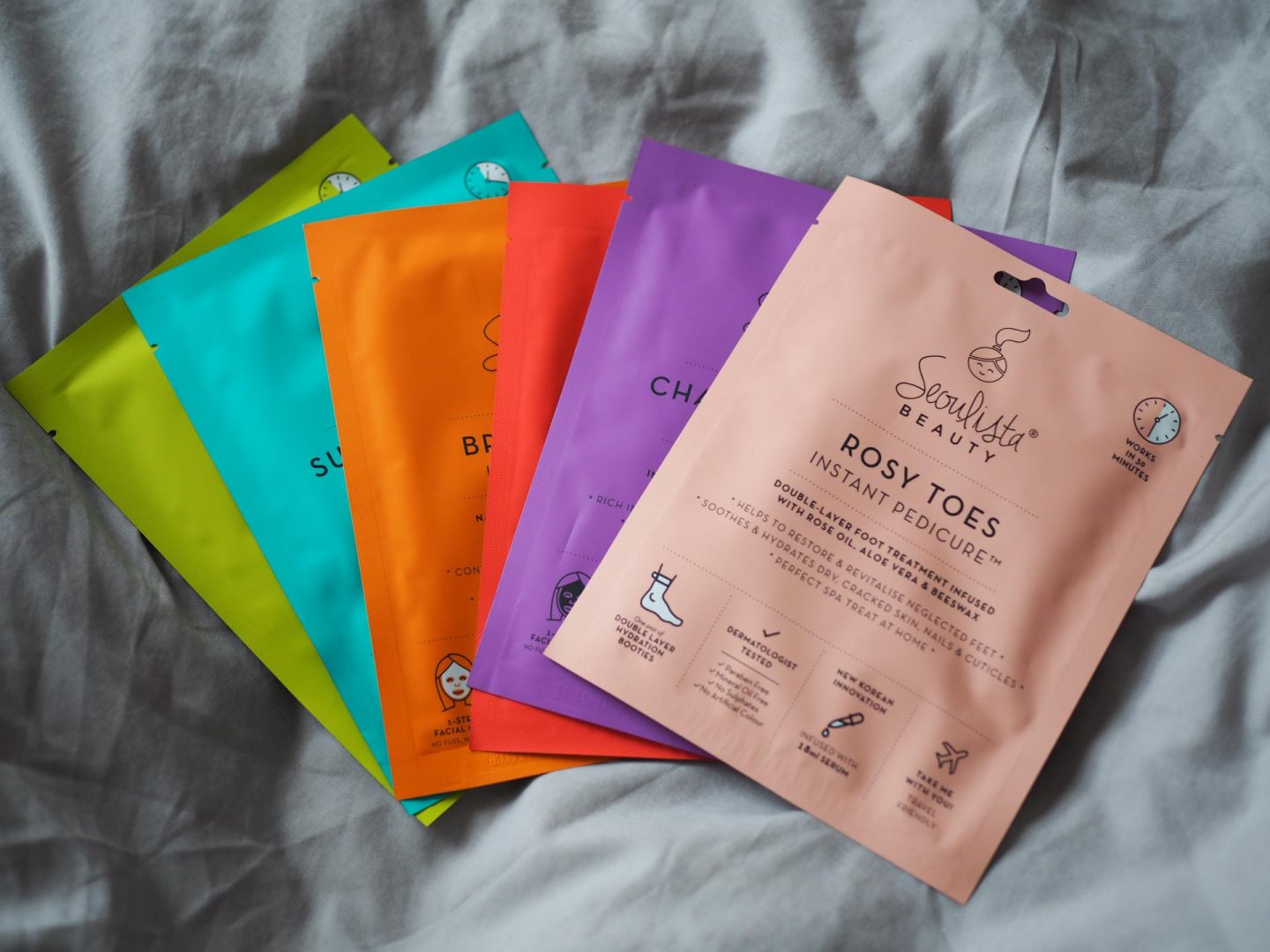 Seoulista Beauty Sheet Masks – Rosy Toes and Rosy Hands