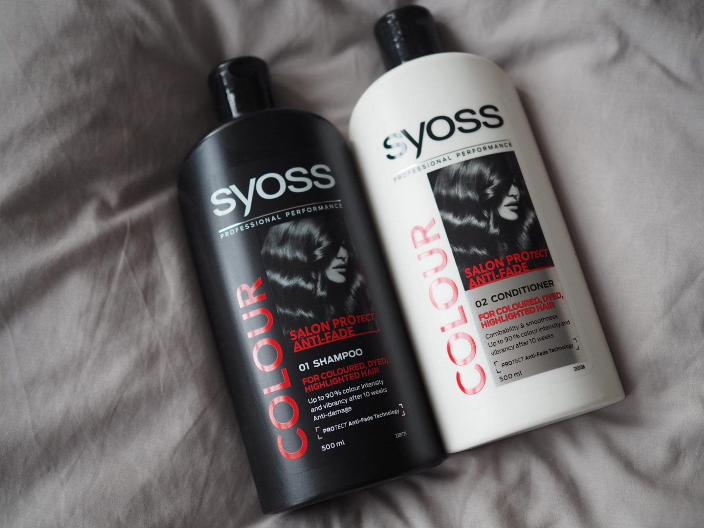 Syoss Salon Protect Anti-Fade Shampoo and Conditioner