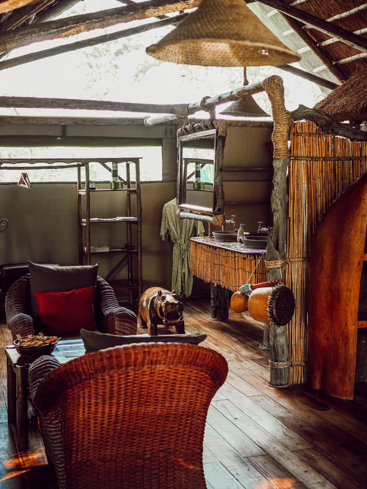 Mvuu Lodge in Liwonde National Park.