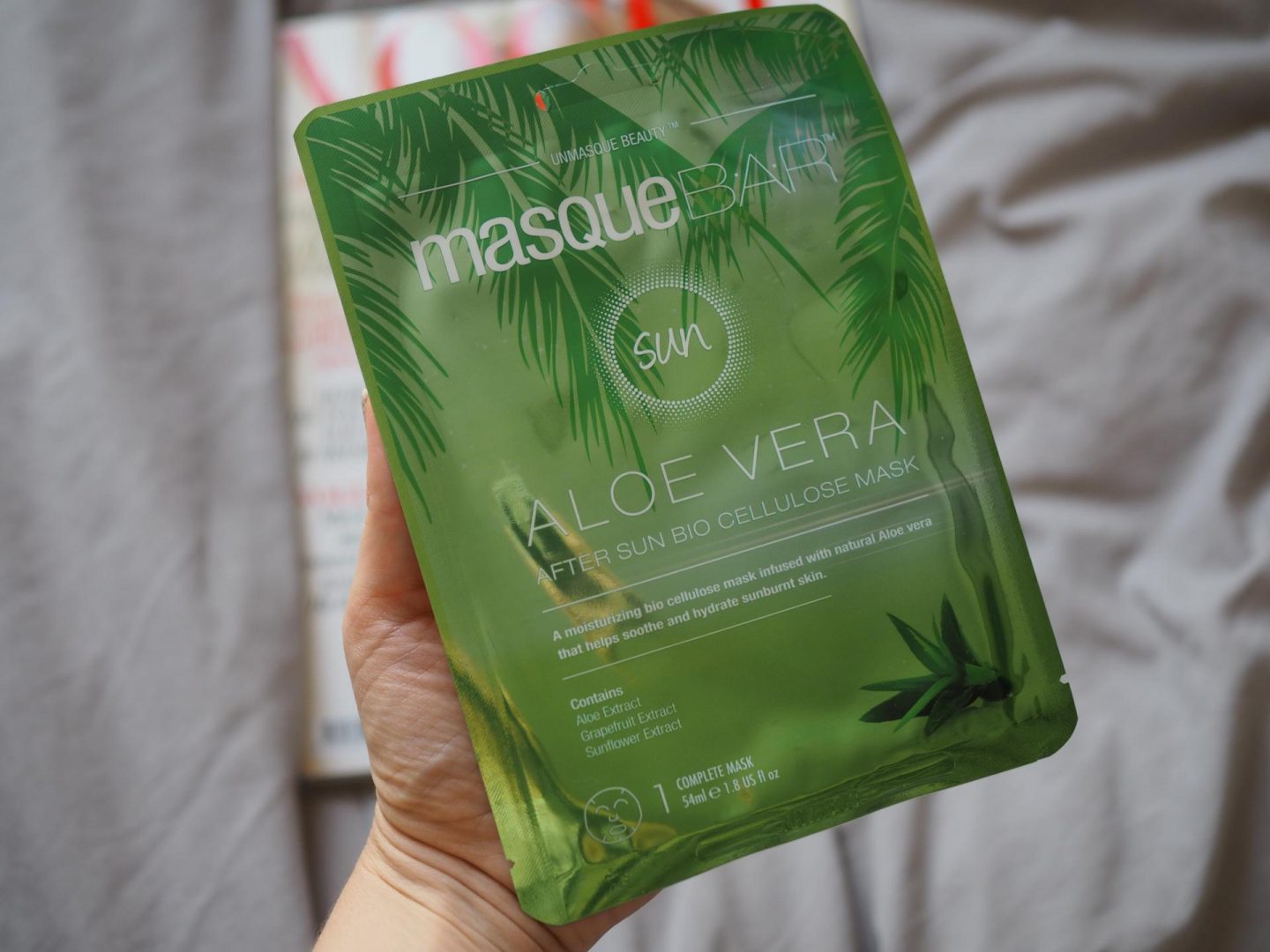 MasqueBAR Bio Cellulose Aloe Vera Gel Mask