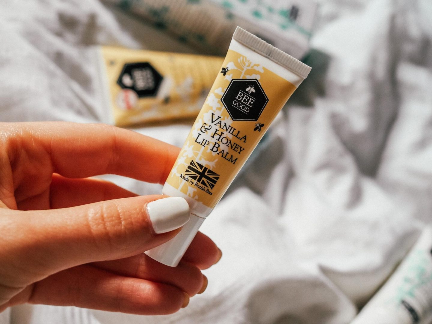 Bee Good Vanilla & Honey Lip Balm and British beauty brand