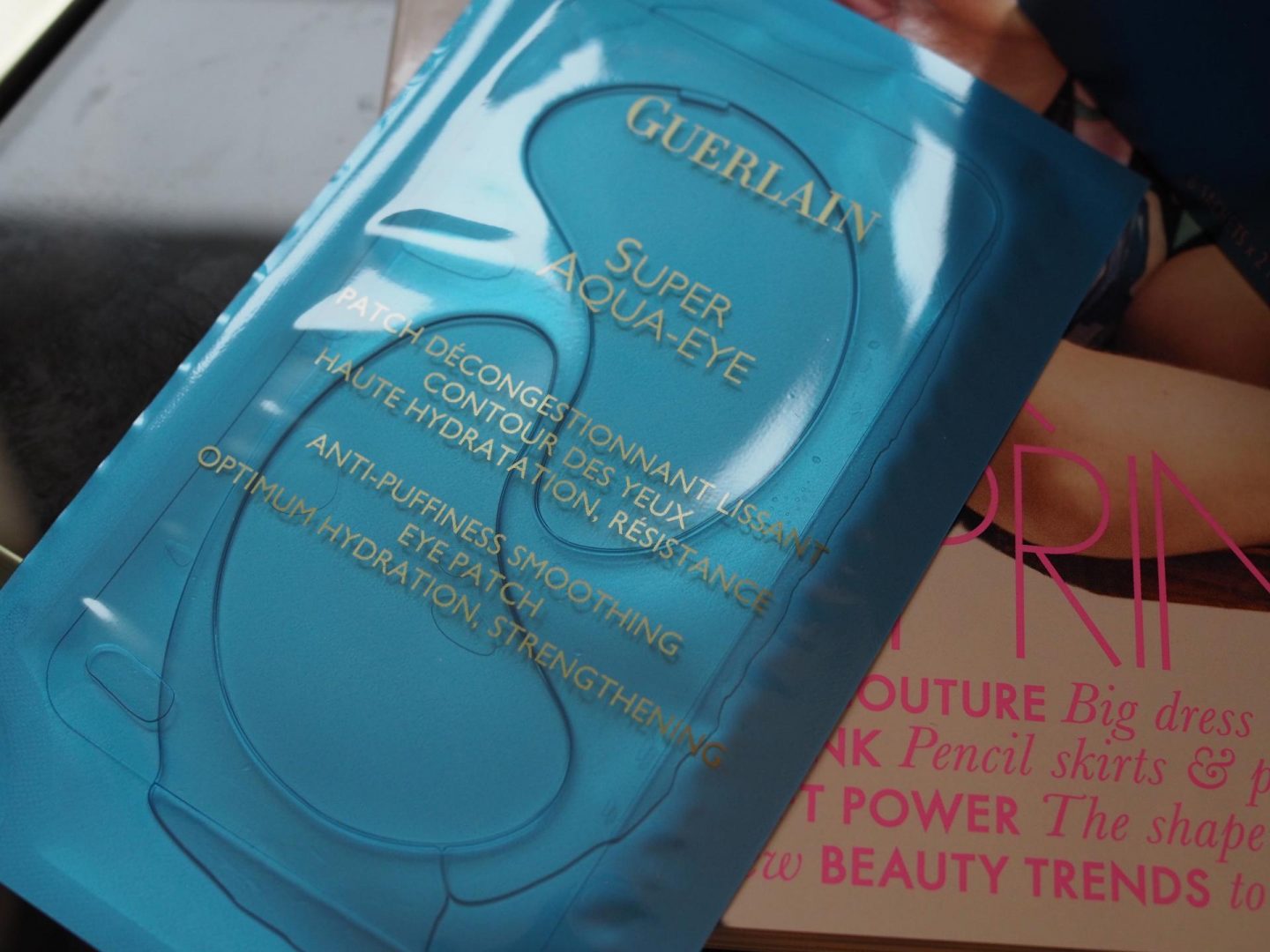 Guerlain Super Aqua Eye for at-home facial
