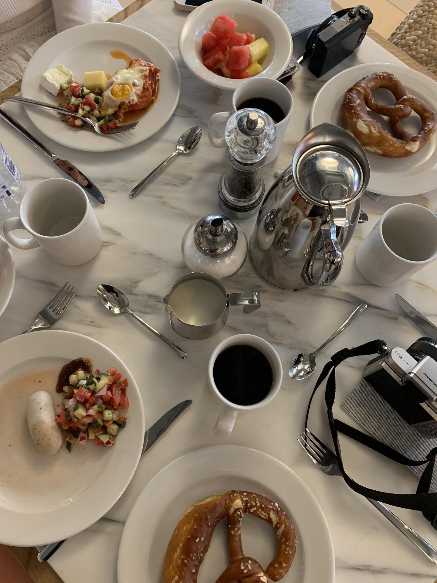 Hilton Munich City breakfast