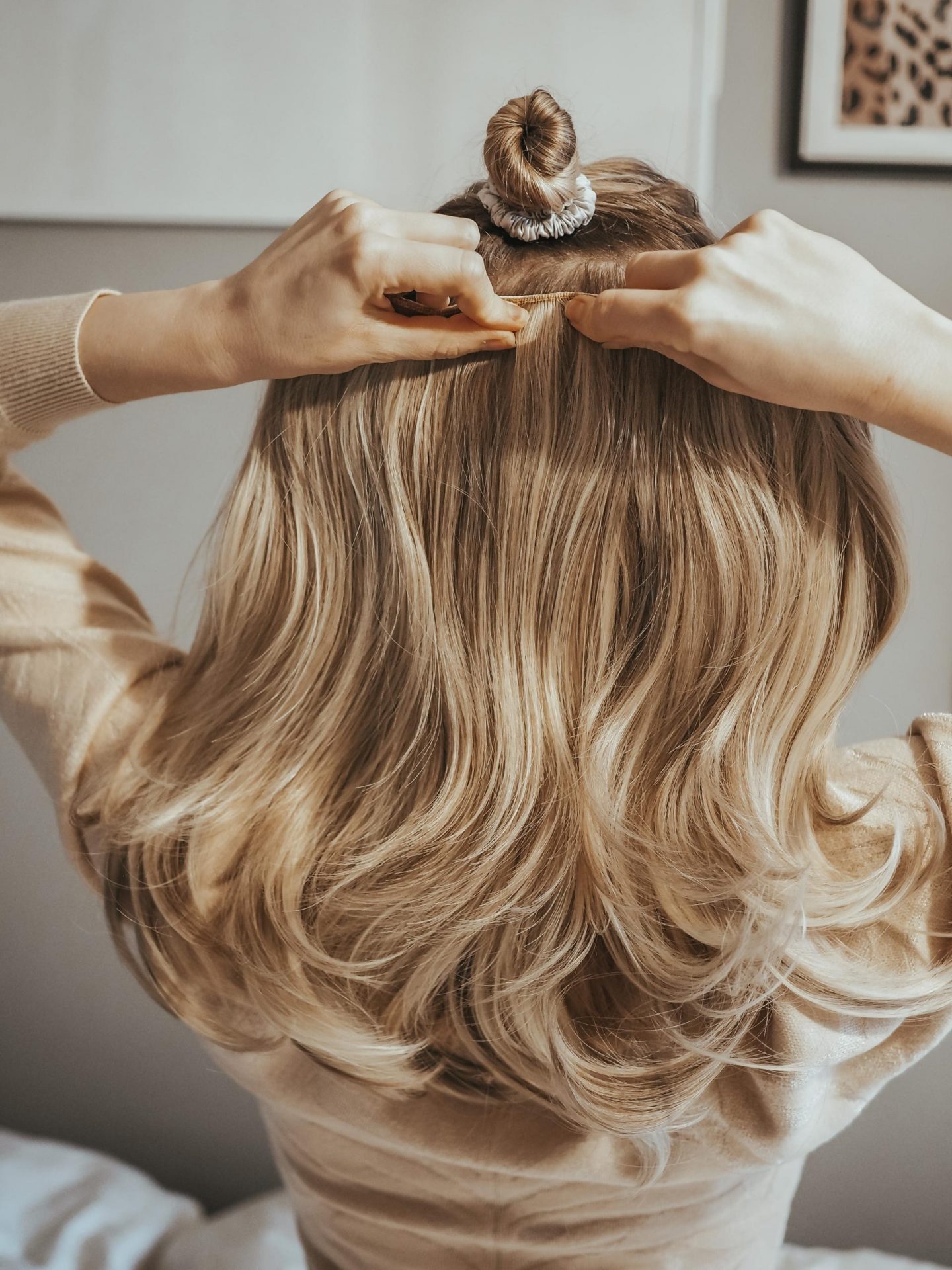 how to put in clip in extensions